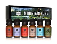 P&J Trading Fragrance Oil Mountain Home Set | Cedar, Marshmallow, Campfire, Hot Chocolate, Mountain Air, Evergreen Forest Candle Scents for Candle Making, Freshie Scents, Soap Making Supplies