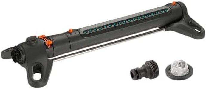 Gardena 18714-80 AquaZoom Fully Adjustable Oscillating Sprinkler, for Flexible, Leak Proof and Precise Watering, Made in Germany