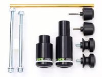 OES Frame Sliders Swingarm Spools Fork Sliders 2017 2018 Kawasaki Z650 (Green)