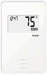 Schluter Ditra-Heat-E-R Non-Programmable Digital Thermostat with Indicator Light and a Floor Sensor - Ideal for Bathrooms and Kitchens - Simple On/Off Switch, Supports 120V/240V Cables - DHERT103/BW