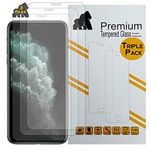 Gorilla Tech {3 Pack} iPhone 11 Screen Protector iPhone XR Tempered Glass 6.1 inch [10XR] Rugged 9H Anti Scratch Easy Installation Slim Protective Shockproof Waterproof Premium Protection Shield Guard