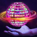 Ivtivfu Flying Ball (Pink) Bring Magic into Reality, Hand Controlled UFO, Magic Flying Orb Ball with Lights, Flying Ball Toy with Endless Tricks for Kids, Adults