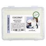 VEDANUM Ultra Premium Soap Base 100% Organic Ingredients (SLES, SLS, Paraben Free) (Coconut Milk, 500 gms pack of 1)