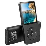 AGPTEK A02 64GB MP3 Player with Bluetooth 5.3, 1.8 inch Screen Portable Music Player with Speaker, FM Radio, Voice Recorder, Supports Expanded Up to 128GB