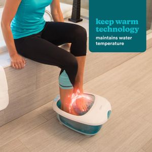 HoMedics Foot Spa Massager – Relaxing Heated Bubble Bath