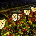 GIGALUMI Solar Pathway Lights,6 Pac