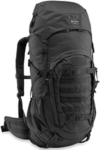 Caribee M60 Phantom Rucksack Travel Hiking Backpack Luggage Army Bag 60L Black