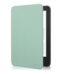 MoKo Case Fits 6" All-New Kindle (11th Generation-2024/2022 Release)& International Version, Lightweight Shell Cover with Auto Wake/Sleep for Kindle 2024/2022 11th Gen e-Reader, Agave Green