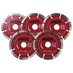 Cheston Cutting Blade 4 Inch Pack of 5 I Diamond Saw Blade Cutting Wheel I Sharp Cutter for Iron, Granite, Marble and Other Metal Cutting I Compatible with Bosch, Black+Decker, Ibell Angle Grinder