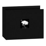 Pioneer 12 x 12-inch Fabric 3-Ring Binder Album, Black