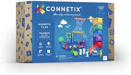 CONNETIX Rainbow Ball Run Expansion Pack, 66 Pieces