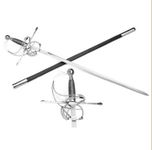 Ace Martial Arts Supply Renaissance Rapier Fencing Sword with Swept Hilt Guard