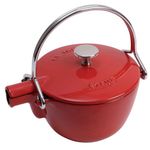 Staub 1 Quart Teapot, Cherry