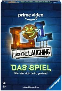 Ravensburger 27524 - Last One Laughing - Das Partyspiel zur Video Show für 3-8 Spieler ab 14 Jahren: Wer Hier Nicht lacht, gewinnt! [Esclusivo Amazon]