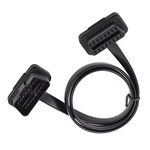 OBD2 Cable, OBD II 16 Pin Male to Female OBD-ii Extension Convert Cable Diagnostic Extender Cord Adapter for Car Auto OBDII Code Scanners 60cm 24 Inch 2 Ft