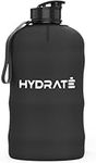 HYDRATE Black Sleeve Accessory for XL Jug 2.2 Litre - Protective and Insulating Layer for Your XL Jug - Neoprene Cover for Your Water Bottle, water jug