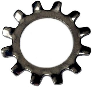1/4" Stainless Steel External Tooth Star Lock Washers (Pack of 100pcs) Marine Bolt Supply