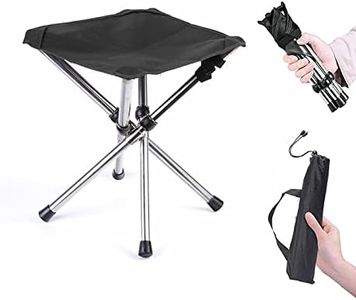 Sedile Piccolo Pieghevole, Mini Sedia Pieghevole per Esterni, Sgabello Pieghevole da Campeggio, Pieghevole Camping Sgabello, per la Pesca, Il Campeggio, i Viaggi, Attività All'Aperto (Grande)