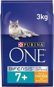 Purina One Senior Chicken and Whole Grains, 3kg (Pack of 4)
