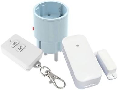 DIW-Funk Abluftsteuerung PA-511 SPARSET Fensterkontaktschalter DFM-2000 + PowerStecker DIR-2300 + Key-Sender DKS-10 kabellos für Dunstabzugshaube Kamin Ofen