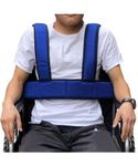 Dhadh Wheelchair Seat Belt Torso Support Vest for Patient, Elderly & Disabled, Adjustable Full Body Harness Prevent Tilting or Falling & Keep User Upright, Chest Waist Band with Easy Release Buckles