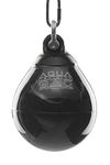 Aqua Training Bag Head Hunter Slip Ball, Haymaker Black – 9 inch, 15 Pound – Compressed Aqua Punching Bag w/Heavier Design, Less sway – Hanging Shackle, Filling Nozzle and Extra Stopper – 2020136385