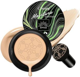 Cushion Foundation Air Cushion CC Cream With SPF 50, Full Coverage Foundation, Color Corrector, Even Skin Tone, Tattoo cover up, Moisturizing Concealer Sunscreen Foundation Makeup (Natural SPF50)