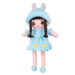 Webby Plush Cute and Huggable Doll Stuffed Toys | Soft Doll | Return Gift for Birthday | Adorable Gift for Toddler and Baby Girls, 55CM (Blue)