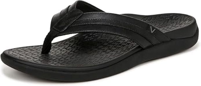 Vionic Men's Tide II Flip-Flop, Black, 11