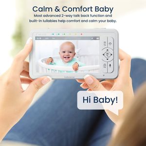 Babysense 5 HD Split-Screen Baby Monitor – High-Resolution Video