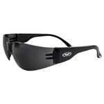 Global Vision Eyewear Rider Safety Glasses, Super Dark Lens