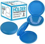 IMPRESA [3 Pack] Retainer Case Set Intended for Invisalign Teeth Aligner - Slim Pocket-Sized Aligner Case to Take Anywhere - Retainer Cases for Secure Close & Easy Open - Retainer Holder