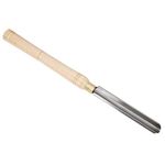 Woodworking Lathe Chisel, 25mm High Speed Steel Lathe Chisel Spindle Roughing Gouge Hand Held Wood Turning Tools for Woodturning