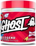 GHOST Legend V4 Pre-Workout Powder, Sonic Cherry Limeade - 30 Servings – Pre-Workout for Men & Women with Choline, L-Citrulline, & Beta Alanine for Energy & Focus