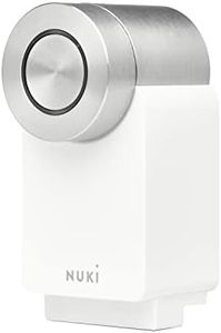 Nuki Smart Lock 3.0 Pro for Euro Profile Cylinder, Smart Door Lock with WiFi Module for Remote Access, Retrofittable Electronic Smart Home Lock, Battery Pack Powered, White