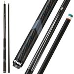 CRICAL Carbon Fiber Pool Cue Stick 58" Billiard Cue Sticks Professional Low Deflection Pool Sticks with 3/8 * 8 Pin Joint and 12.5mm Tip