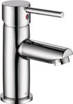 Delta Faucet Modern Single Hole Bathroom Faucet, Single Handle Bathroom Faucet Chrome, Bathroom Sink Faucet, Drain Assembly, Chrome 559LF-PP