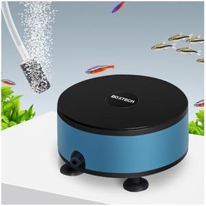 UPETTOOLS Mini Aquarium Air Pump, Quiet Fish Tank Oxygen Pump Portable USB Air Pump Aquarium Bubbler Kit with Air Stone and Airline Tubing for 1.5-7 Gallon Fish Tanks