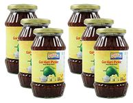 Ashoka Gor-Keri (Sweet Mango Pickle) 575g (Pack of 6)- Perfect as a Side Condiment for Any Indian Dish - Eaten with Indian Dinner or with Indian Breakfast