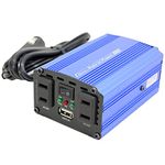 Meltec SIV-150 Car Inverter, 2-Way (USB & Outlet), DC 12 V, 2 Outlets, 120 W, 1 USB, 2.4 A, Quiet Type