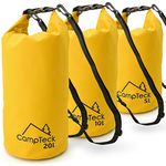 CampTeck Dry Sack Waterproof Floating Storage Dry Bag for Camping, Rafting, Fishing, Canoeing, Boating, Kayaking, Snowboarding, Swimming, Diving etc. – 20 Litres