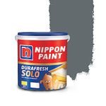 Nippon Paint Durafresh Solo Exterior Emulsion Paint (Trojan Gray, 10 L)