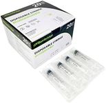 Bainbridge Disposable Syringes, 20 ml Capacity (50 Pack)