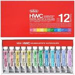 Holbein Artists' Watercolors - Pastels, Set of 12, 5 ml, Tubes