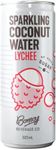 Sparkling Coconut Water with Lychee