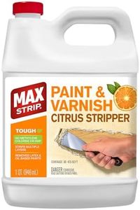 Max Strip Paint & Varnish Citrus Stripper - 1 Quart - Strips Multiple Layers - Removes Latex and Oil Based Paints - No Methylene Chloride No NMP Powerful Formula
