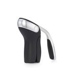 OXO 11147600 Steel Vertical Lever Corkscrew with Removable Foil Cutter, 2.1, Black/Silver