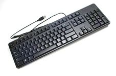 New KB212-B Genuine Dell External USB Wired Black US-English 104-Key w/Number Pad Input Data Communication DJ454 5P02F 4G481 Performance Keyboard SK-8120 L50U KB-4021