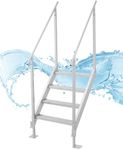 CO-Z 4 Step Dock Ladder, Pontoon Bo