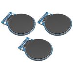 ARCELI 3Pcs GC9A01 1.28 Inch Round TFT Screen for Arduino, RGB IPS HD 240 x 240 Resolution SPI Interface LCD Display Module for Display Devices